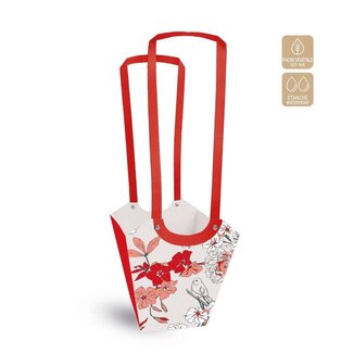 4A Sacs “Aqua Birdy” | Couleur: Rouge | Longueur 17.5 centimeter | Largeur 11 centimeter | Hauteur 20 centimeter | Par 10 sacs