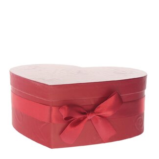 4A Boîte à chapeau Boîte cadeau Forme de cœur “Serenade” | Couleur: Rouge | Lengte 20 centimeter | Breedte 25 centimeter | Hoogte 10 centimeter | Par 6 boîtes