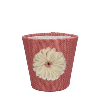 4A Cache-pot “Solana” | Couleur: Rose | Diamètre 13.5 centimeter | Hauteur 13 centimeter | Par 12 couvre-pots