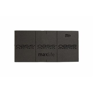 4A Oasis Brique florale bio | Couleur: Noir | Longueur 23 centimeter | Largeur 11 centimeter | Hauteur 8 centimeter | Par 20 blocs