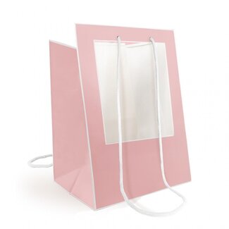 4A Sacs “Médaillon” | Couleur: Rose | Longueur 30 centimeter | Largeur 30 centimeter | Hauteur 40 centimeter | Par 10 sacs