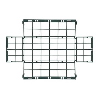 4A Oasis Panier plastique 1/1 | Couleur: Vert foncé | Longueur 23 centimeter | Largeur 11 centimeter | Hauteur 8 centimeter | Par 20 paniers