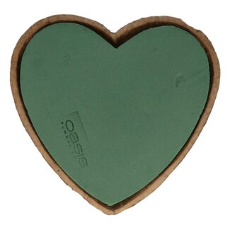 4A Oasis Biolit Hart | Kleur: Groen | Lengte 25.5 centimeter | Breedte 28 centimeter | Hoogte 4 centimeter | Per 4 harten
