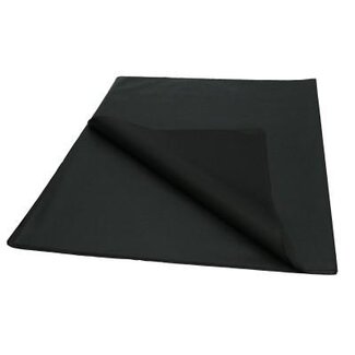 4A Feuille Papier de Soie | Couleur: Noir | Longueur 50 centimeter | Largeur 75 centimeter | 17 gram/m2 | Par 480 feuilles