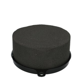 4A Oasis Eychenne Kussen | Kleur: Zwart | Durchmesser 15 centimeter | Per 2 Kissen