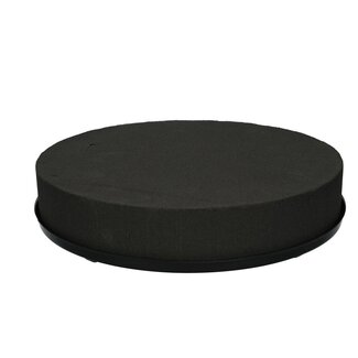4A Oasis Eychenne Coussin | Couleur: Noir | Diamètre 38 centimeter | Par 2 coussins