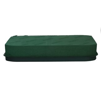 4A Oasis Casket Tray | Kleur: Groen | Lengte 45 centimeter | Breedte 21 centimeter | Hoogte 8 centimeter | Per schaal