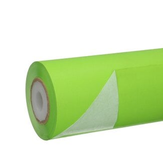 4A Papier auf Rolle | Farbe: Hellgrün | Breite 25 centimeter | 50 gram/m2 | Gewicht 1.25 kilo | Pro Rolle
