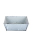 Zinken Bak Bloempot Plantenpot “Evan” | Kleur: Grijs | Diameter 24.5 centimeter | Hoogte 7.5 centimeter | Per 10 bakken