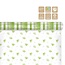 Muguet Lelietje-van-Dalen Folie op rol “Happy” | Kleur: Wit Groen | Breedte 50 centimeter | Lengte 120 meter | Per rol