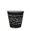 Zinken Bloempot Plantenpot “Barok” | Kleur: Grijs | Diameter 16 centimeter | Hoogte 15 centimeter | Per 10 bloempotten