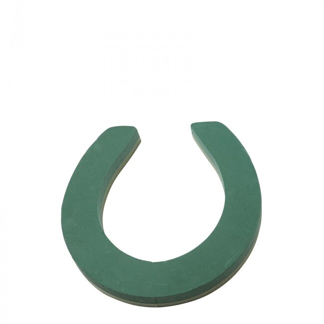 Oasis Hoefijzer | Kleur: Groen | Lengte 33 centimeter | Breedte 32 centimeter | Per hoefijzer
