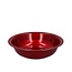 Zinken Schaal Bloempot Plantenpot | Kleur: Rood | Diameter 28 centimeter | Hoogte 6.5 centimeter | Per 10 schalen