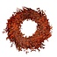 Gepreserveerde Eucalyptus Parvifolia Krans | Kleur: Rood | Diameter 35 centimeter | Per krans