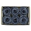 Konservierte Rose | Farbe: Grau | Durchmesser 6 centimeter | Pro 6 Rosen