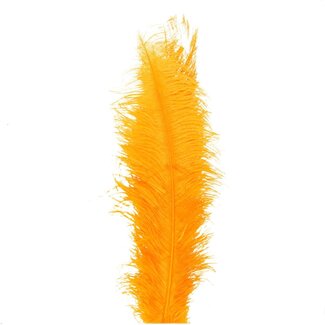4A Ostrich Feathers | Colour: Orange | Length 55 centimeter | Per 5 feathers