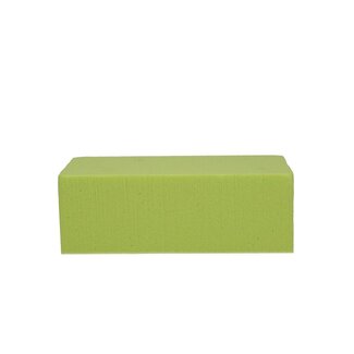 4A Oasis Coloured Floral Foam Block | Colour: Lemon Yellow | Lengte 23 centimeter | Breedte 11 centimeter | Hoogte 8 centimeter | Per 4 blocks