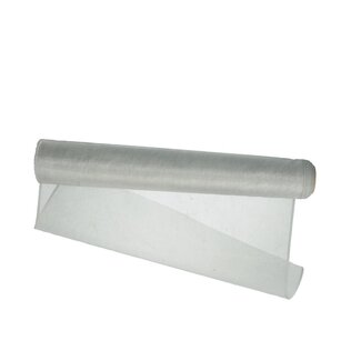 4A Textiel Organza | Kleur: Zilverkleurig | Breedte 40 centimeter | Lengte 9 meter | Per rol
