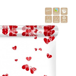 4A Foil on Roll “Charm” | Colour: Red | Width 60 centimeter | Length 120 meter | Per roll