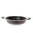 Coupe en zinc Pot de fleurs Pot pour plante | Couleur: Noir | Diamètre 29 centimeter | Hauteur 7.5 centimeter | Par 8 coupes