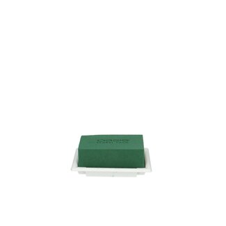 4A Oasis Table Deco Mini | Colour: White and Green | Length 13 centimeter | Width 9 centimeter | Height 5 centimeter | Per 8 blocks