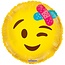 Party! Ballon “Emoji” | Kleur: Geel | Diameter 45 centimeter | Per 10 ballonnen
