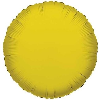 4A Party! Ballon Rond | Kleur: Goudkleurig | Diameter 45 centimeter | Per 10 ballonnen