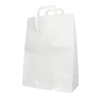 4A Papieren Tassen | Kleur: Natuurlijk Wit | Lengte 32 centimeter | Breedte 15 centimeter | Hoogte 43 centimeter | Per 50 tassen
