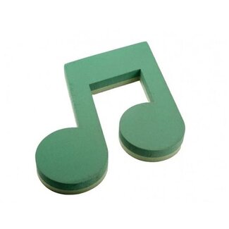 4A Oasis Muzieknoot | Kleur: Groen | Lengte 47 centimeter | Hoogte 58 centimeter | Per muzieknoot