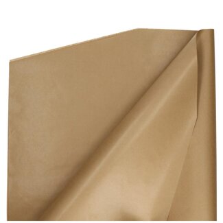 4A Bruinkraft Papier Vel afgehoekt | Kleur: Bruin | Lengte 62 centimeter | Breedte 95 centimeter | Per 21 vellen