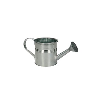 4A Zinc Watering Can | Colour: Silver-coloured | Diameter 9 centimeter | Height 9 centimeter | Per 6 watering cans