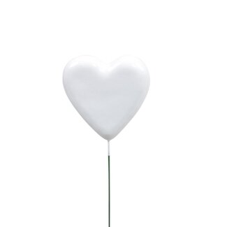 4A Heart Support Stake | Colour: Natural White | Diameter 6.5 centimetre | Length support stake ± 20 centimetre | Per 24 support stakes