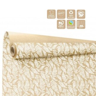 4A Papier auf rol “Cyrielle” | Farbe: Natuurlijk Wit | Breite 80 centimeter | Länge 40 meter | Per rol