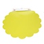Textiel Blumella non woven | Kleur: Geel | Diameter 54 centimeter | Per 25 vellen