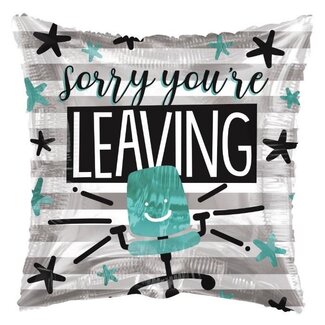 4A Party! Ballon Eco “Sorry you’re leaving” | Kleur: Gemengde Kleuren | Diameter 45 centimeter | Per 10 ballonnen