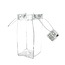 Tassen IJstas “Ice Bag” | Kleur: Transparant | Breedte 11 centimeter | Hoogte 25.5 centimeter | Per 6 tassen