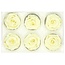 Preserved Rose | Colour: Cream-coloured | Diameter 6 centimetre | Per 6 roses