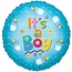 Party! Ballon “It’s a Boy” | Kleur: Blauw | Diameter 45 centimeter | Per 10 ballonnen