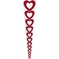 Bloemenhoes 1 Roos “Heart” | Kleur: Rood | Lengte 54 centimeter | Breedte 12 centimeter | Hoogte 3 centimeter | Per 50 hoezen