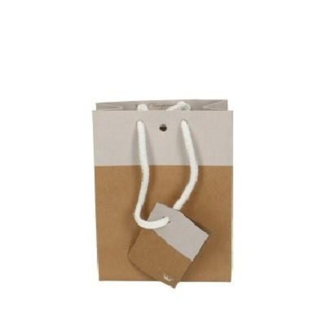 Tasses cadeau bicolores | Couleur: Blanc naturel | Longueur 6 centimeter | Largeur 11 centimeter | Hauteur 14 centimeter | Par 20 tasses