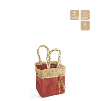 4A Bags “Mooréa eco” | Colour: Old pink | Length 11 centimeter | Width 11 centimeter | Height 12.5 centimeter | Per 10 bags