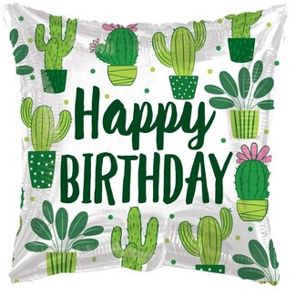 4A Party! Ballon Éco “Joyeux anniversaire” | Couleur: Vert | Diamètre 45 centimeter | Par 10 ballons