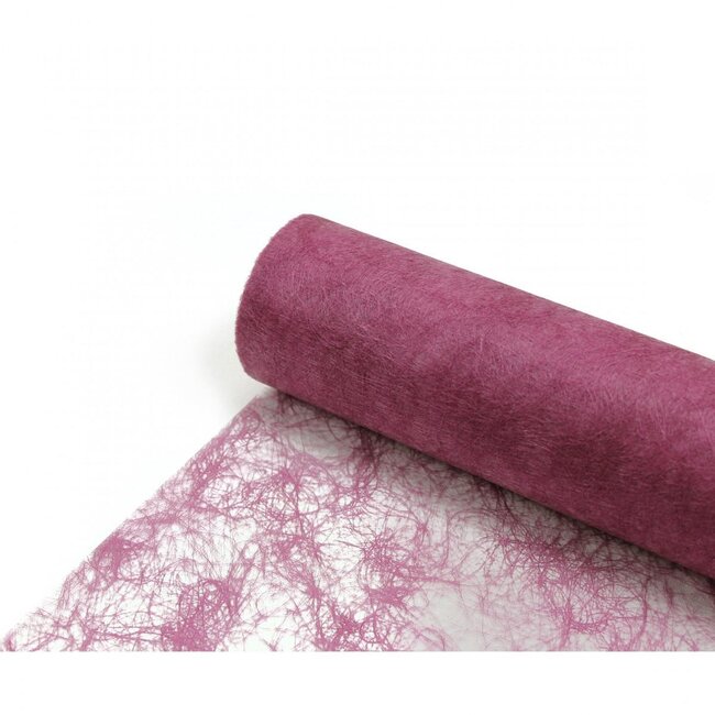 Textiel Fibre Linnen | Kleur: Fuchsia | Breedte 60 centimeter | Lengte 25 meter | Per rol