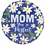 Ballon “Mom You're Perfect” | Kleur: Gemengde Kleuren | Diameter 45 centimeter | Per 10 ballonnen