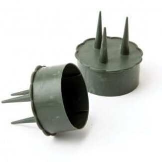4A Oasis Candle Holder | Colour: Green | Diameter 5 centimetre | Per 10 holders