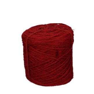 4A Vlas Touw Draad | Kleur: Rood | Diameter 3.5 millimeter | Gewicht 1 kilo | Per rol