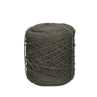 4A Vlas Touw Draad | Kleur: Grijs | Diameter 3.5 millimeter | Gewicht 1 kilo | Per rol