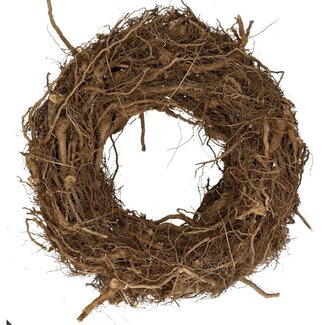 4A Wortel Krans | Kleur: Bruin | Diameter 40 centimeter | Per krans