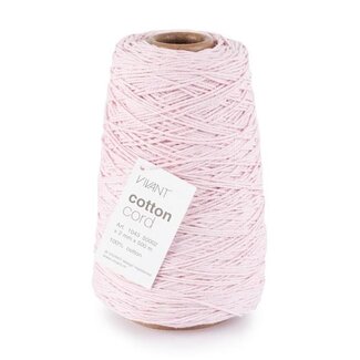 4A Katoen Draad | Kleur: Lichtroze | Diameter 2 millimeter | Lengte 500 meter | Per rol
