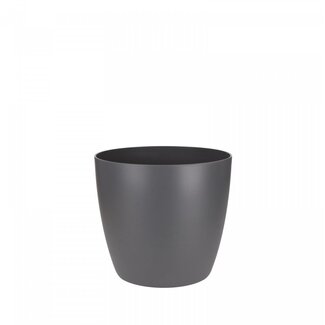 4A Kunststof Bloempot Plantenpot "Brussel" | Kleur: Grijs | Diameter 7 centimeter | Hoogte 6 centimeter | Per 12 bloempotten